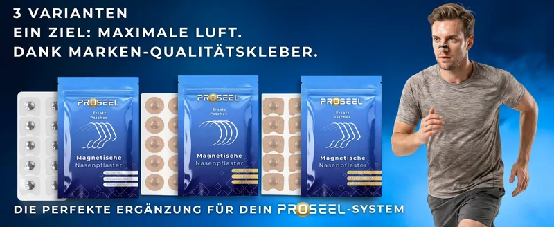 PROSEEL Nasenbügel – fester Halt durch Neodym-Magnete, ergonomisches Design, hygienisch und komfortables Nylon