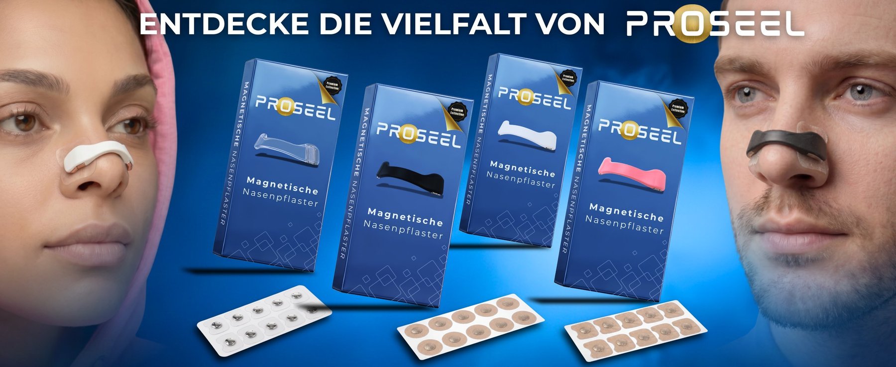Entdecke die Vielfalt von PROSEEL – 4 Farben